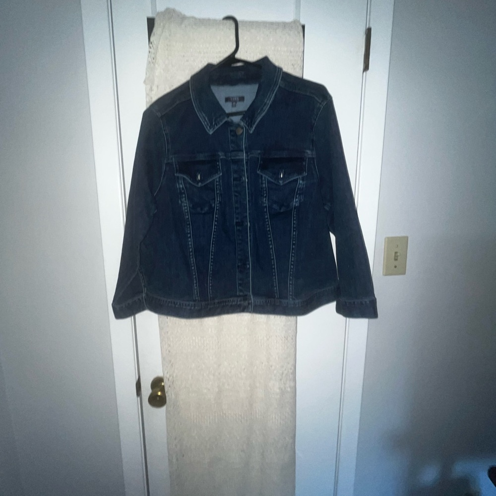 NYDJ Dark Blue Jean Jacket